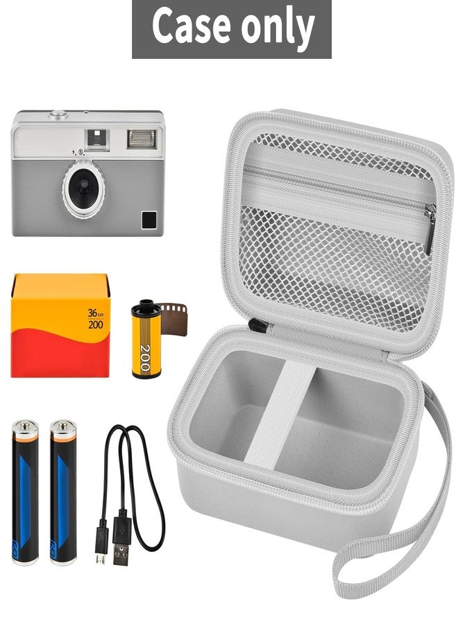Grapsa Digital Camera Case Compatible with KODAK EKTAR H35 H35N Half Frame Film Camera, Storage Holder Organizer for Kodak Ultra F9 M35 M38 Paper Shoot kamera, 35mm Film Rolls (Box Only) -Grey - Image 2
